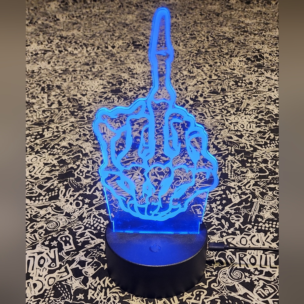 Middle finger light